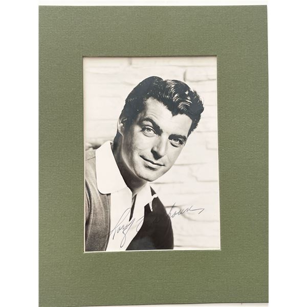Rory Calhoun framed matted photo