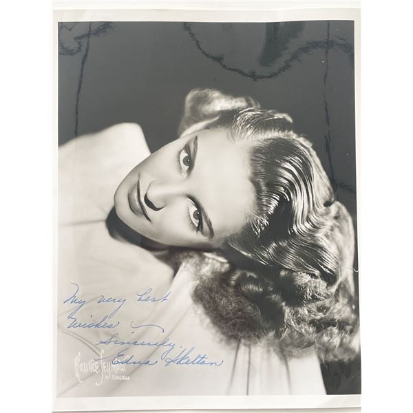 Edna Skelton signed photo