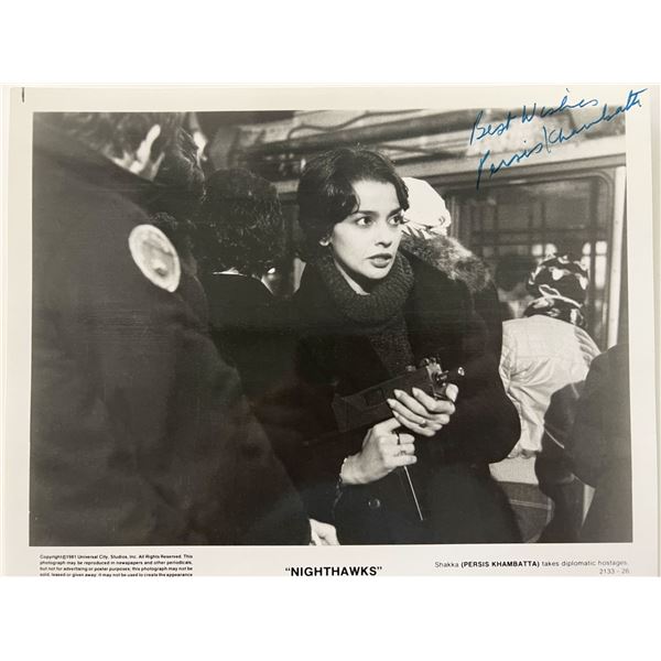 Nighthawks Perris Khambatta signed photo