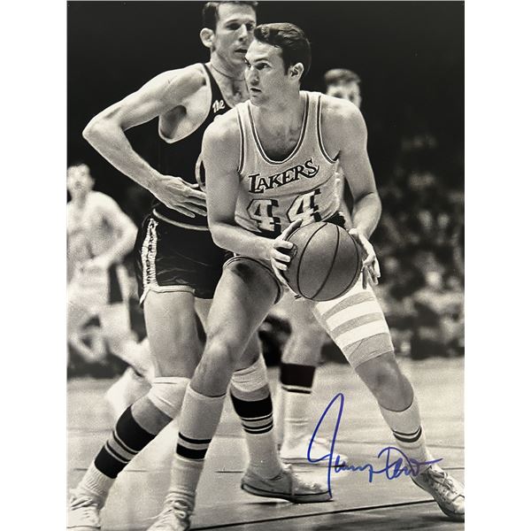 LA Lakers Jerry West signed photo