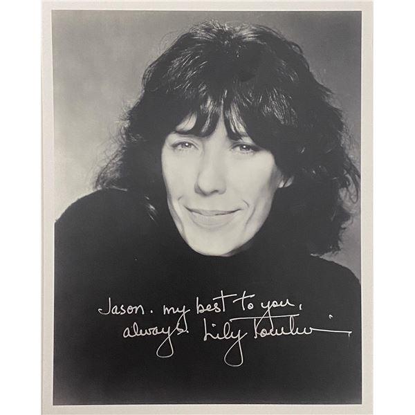 Lily Tomlin signed photo