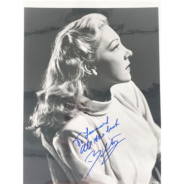 Belita Jepson-Turner signed photo