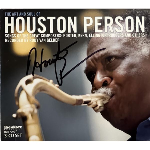 Houston Person Art & Soul Of signed CD