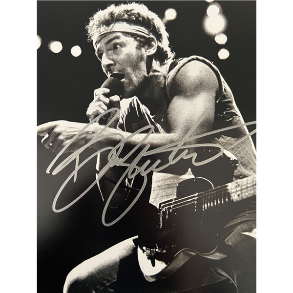 Bruce Springsteen signed photo
