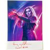 Image 1 : Marvel Scarlet Witch Elizabeth Olsen signed movie photo