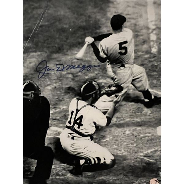 Joe DiMaggio signed photo