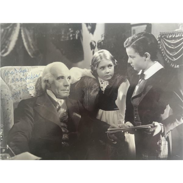 David Copperfield 1935 Marilyn Knowlden signed movie photo