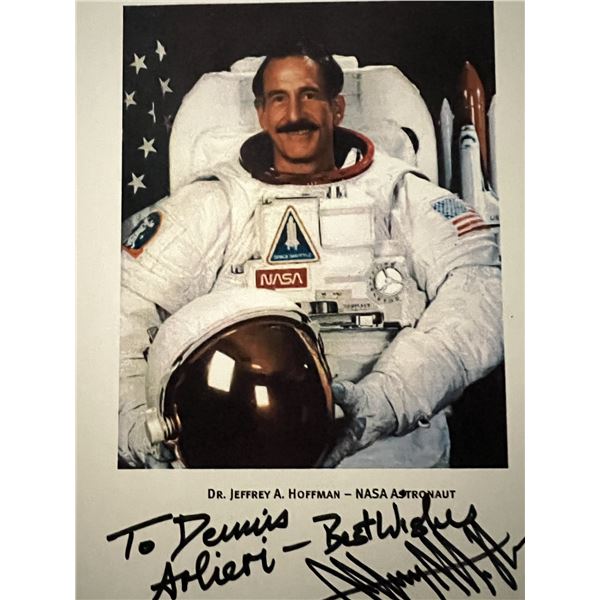 NASA Astronaut Dr. Jeffrey A. Hoffman signed photo