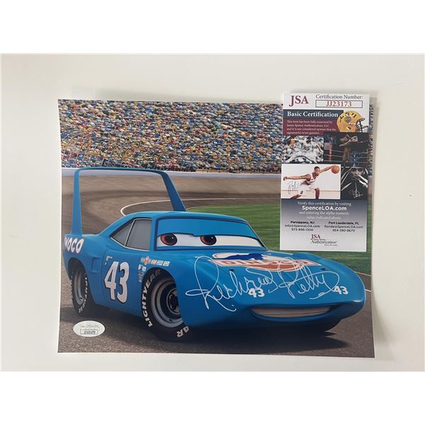 Richard Petty Cars Movie Signed Photo JSA
