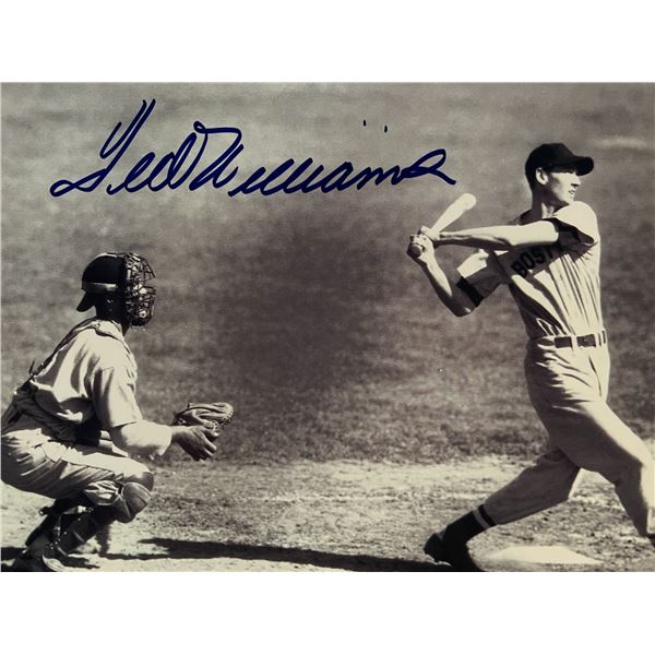 Ted Williams signed photo