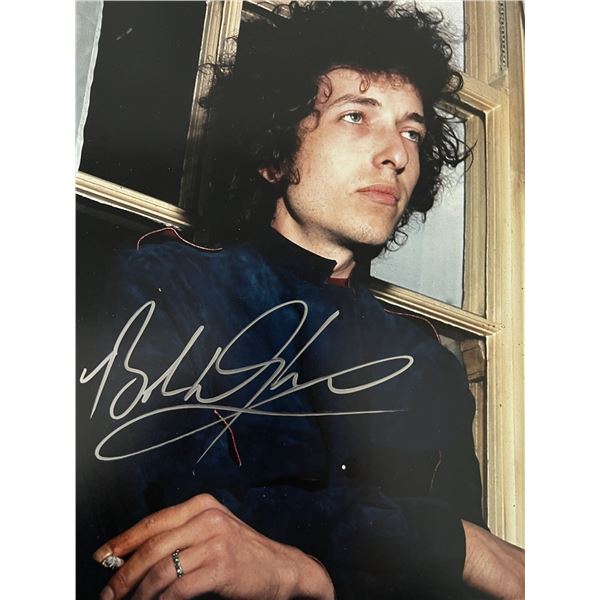 Bob Dylan signed photo