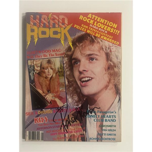 Peter Frampton signed 1978 Hard Rock Magazine- JSA