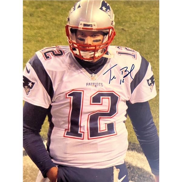 Tom Brady signed photo