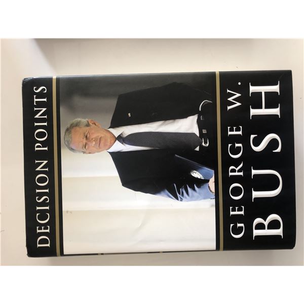 Decision Points George W. Bush signed book