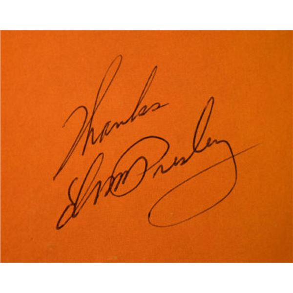 Elvis Presley signed Let’s Be Friends album