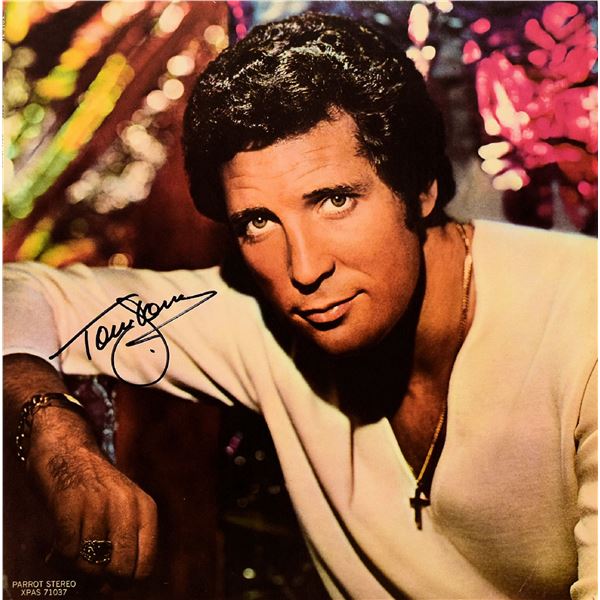 Tom Jones signed Tom album