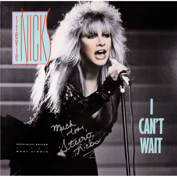 Stevie Nicks signed I Can’t Wait album
