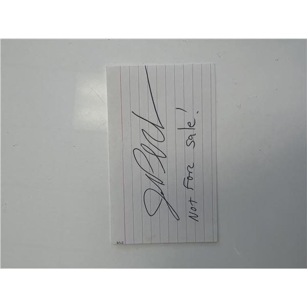 Point Break actor John Philbin original signature
