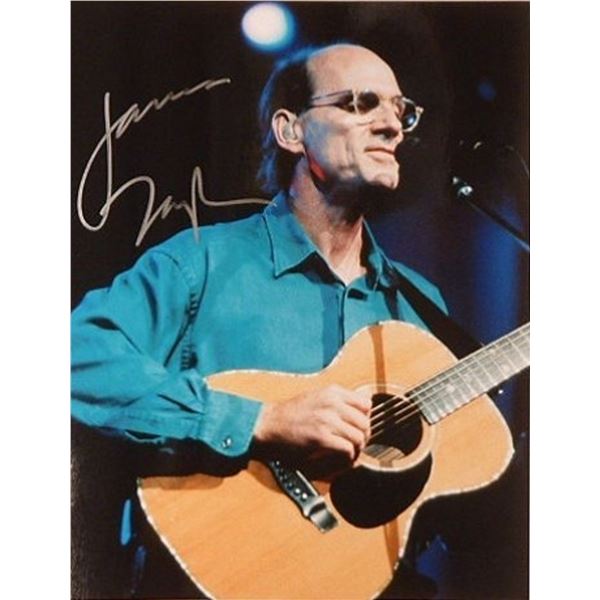 James Taylor signed promo photo