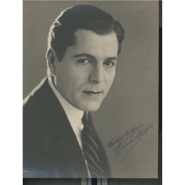 Warner Baxter signed photo