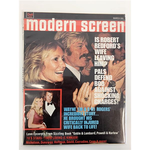 Modern Screen Magazine March 1975