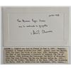 Image 1 : Andrew L. Chamson signed note and bio