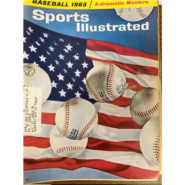 Sports Illustrated Magazine Baseball A Dramatic Masters Issue