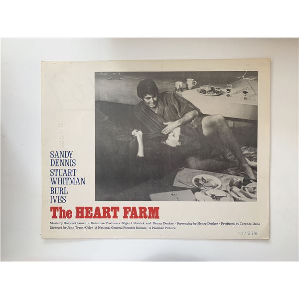 The Heart Farm original 1970 vintage lobby card