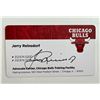 Image 1 : Chicago Bulls Chairman Jerry Reinsdorf signed business card