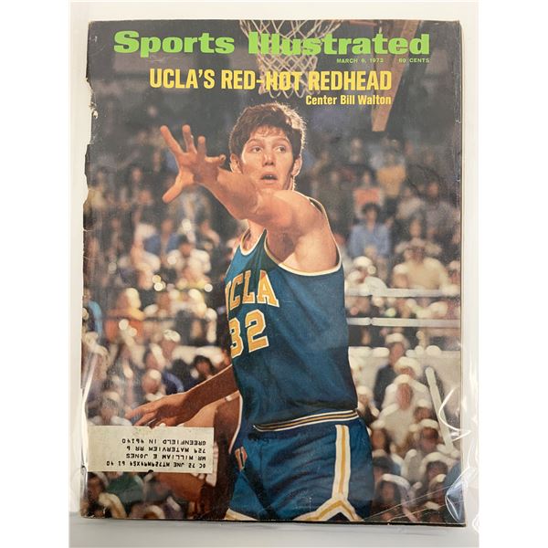 Sports Illustrated Magazine March 6, 1972 Bill Walton Cover