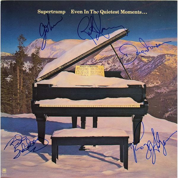 Supertramp signed Even In The Quietest Moments album