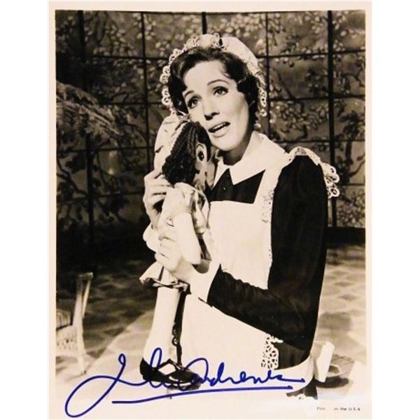 Julie Andrews signed movie still photo