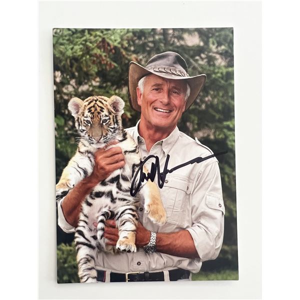 Jungle Jack Hanna signed zoo flyer