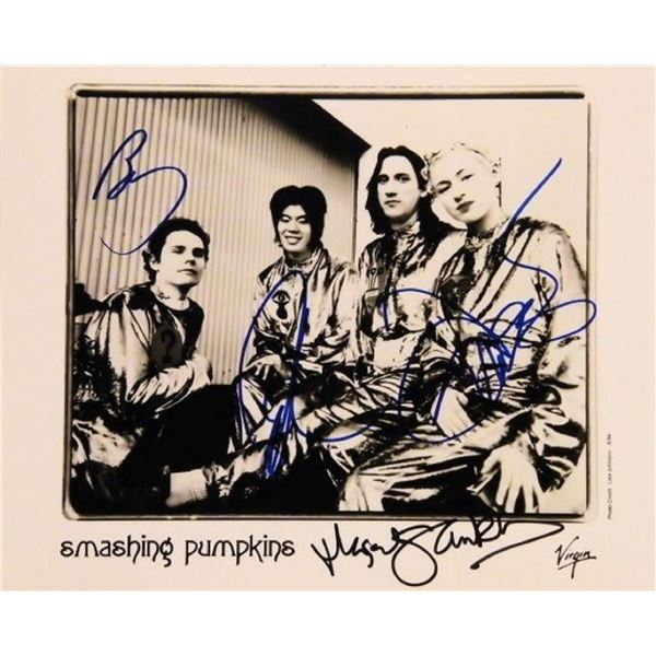 The Smashing Pumpkins signed promo photo