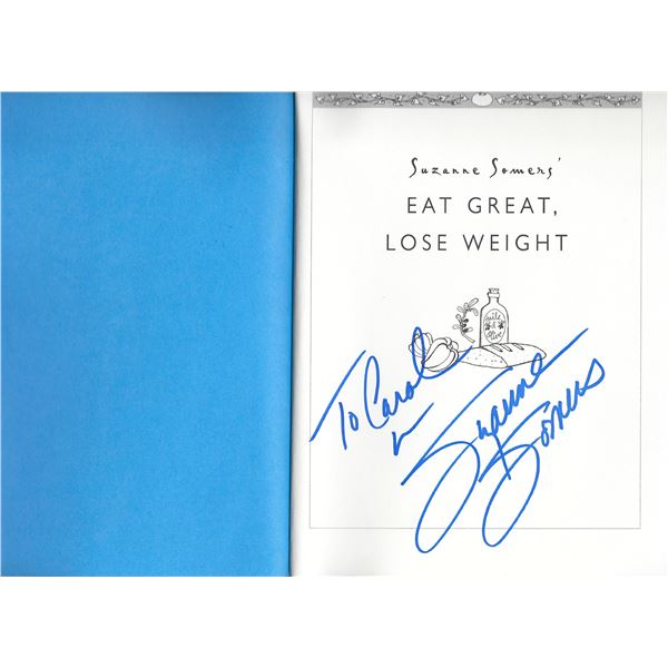 Suzanne Somers signed book