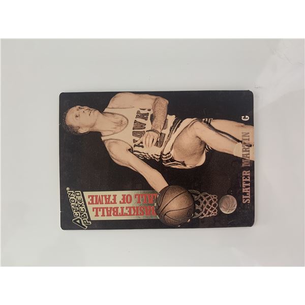 Slater Martin unsigned basketball card