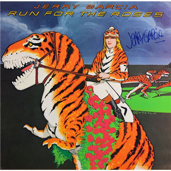 Jerry Garcia Run for the Roses signed album