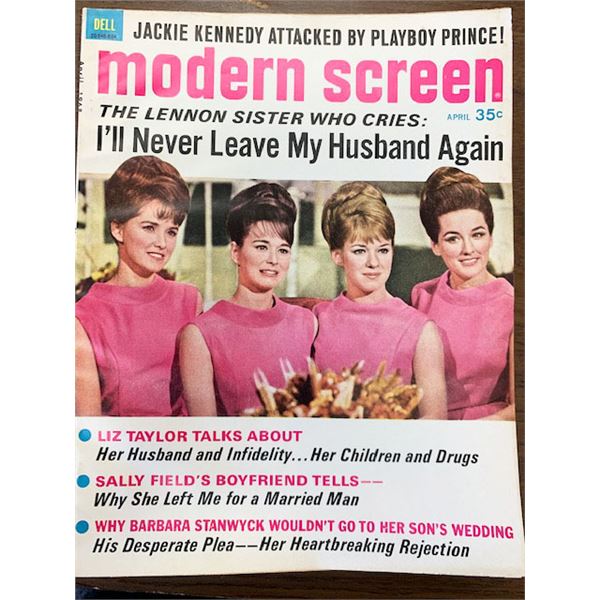 Modern Screen Magazine - The Lennon Sisters