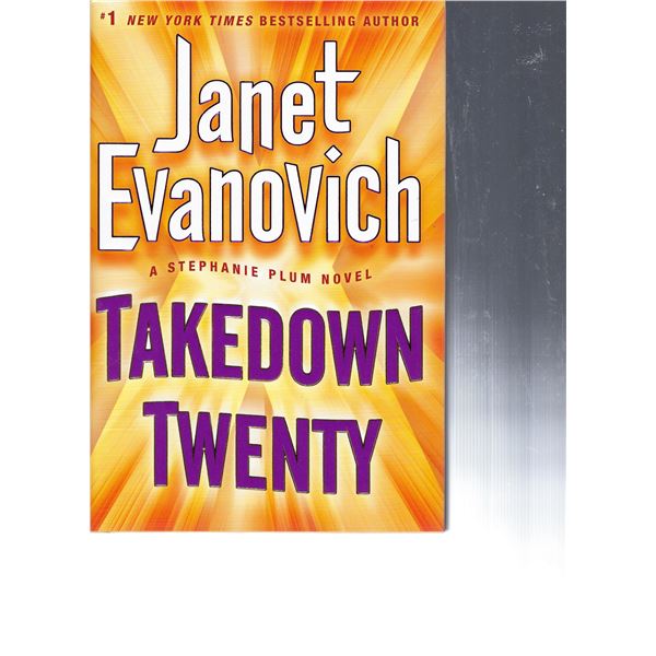 Takedown Twenty: A Stephanie Plum Novel Janet Evanovich signed book