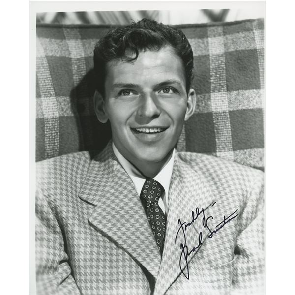 Frank Sinatra signed photo. GFA Authenticated