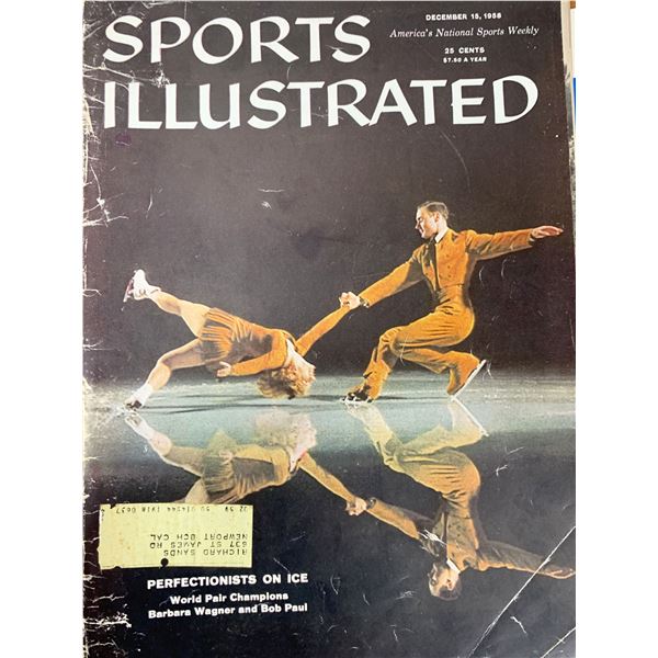 Sports Illustrated Magazine 1958 Barbara Wagner and Bob Paul Issue