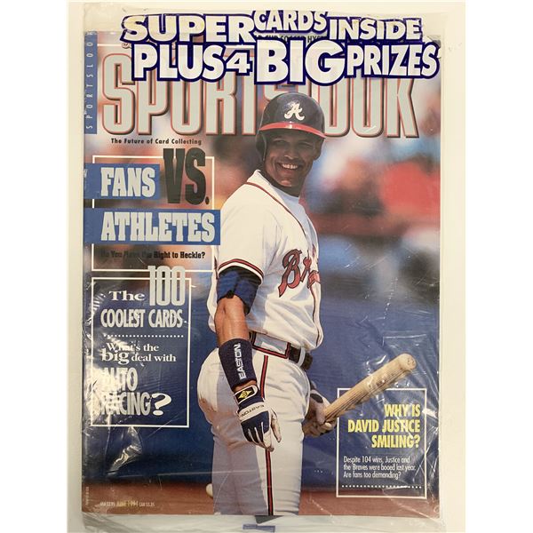 Sportslook Magazine June 1994 David Justice Cover