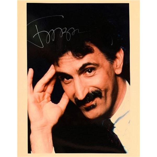 Frank Zappa signed portrait photo
