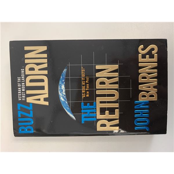 Astronaut Buzz Aldrin autographed The Return of John Barnes book