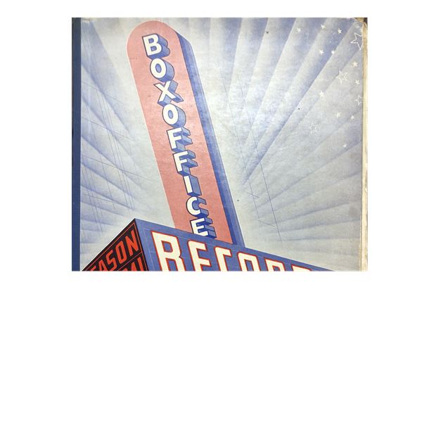 Box Office Records Season 1940 - 1941 vintage hardcover book