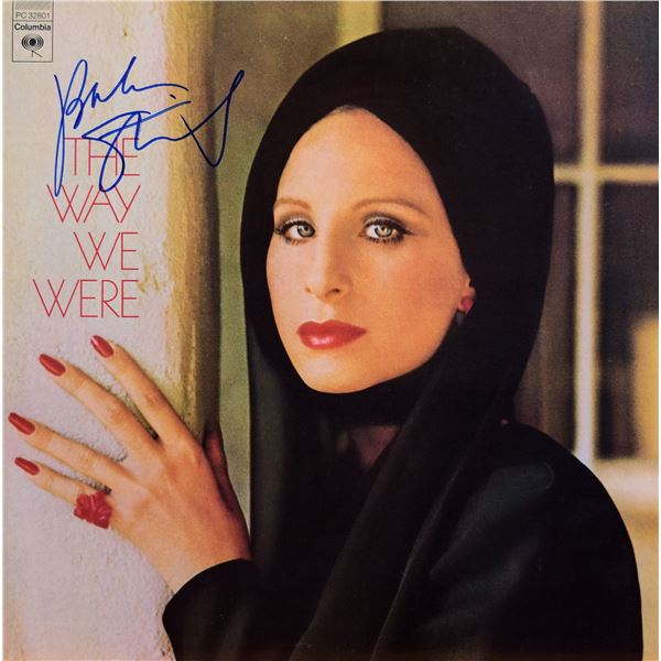 Barbra Streisand signed The Way We Were album