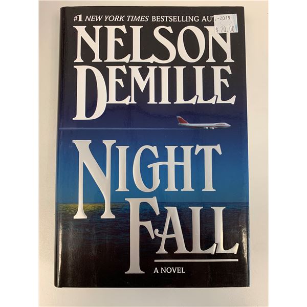Night Fall Nelson DeMille signed first edition book