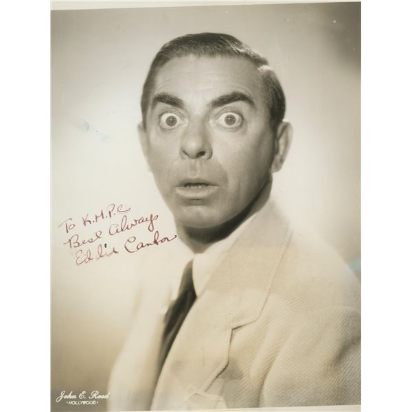 Eddie Cantor signed photo