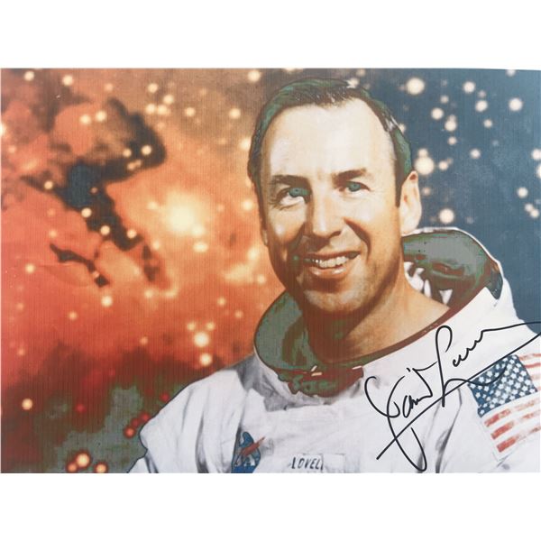 Astronaut Jim Lovell signed photo