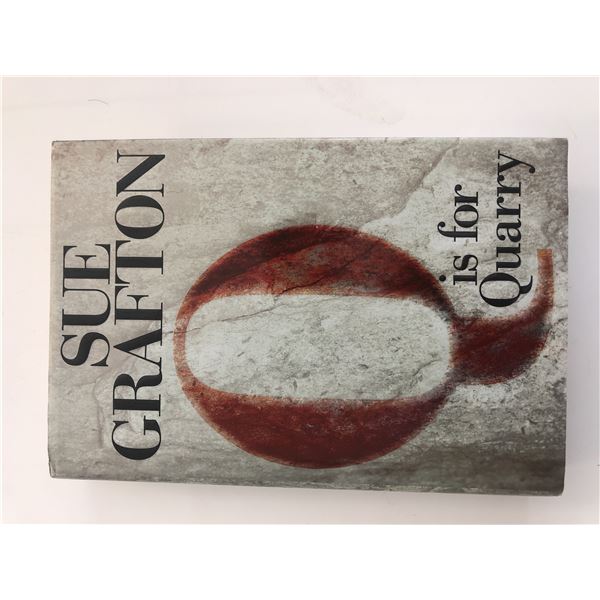 Sue Grafton Q is Quarry signed book